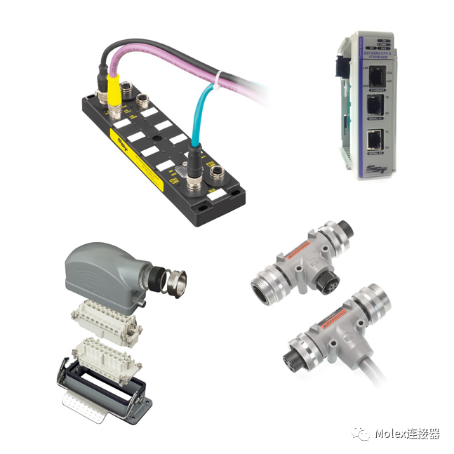 莫仕的產(chǎn)品組合中包含一系列模塊化的機(jī)載及柜內(nèi)的電源、信號和數(shù)據(jù)解決方案
